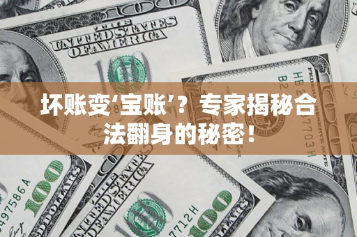 济南坏账变‘宝账’？专家揭秘合法翻身的秘密！