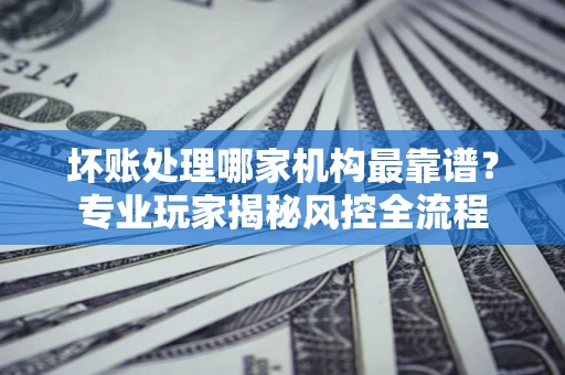 济南坏账处理哪家机构最靠谱？专业玩家揭秘风控全流程