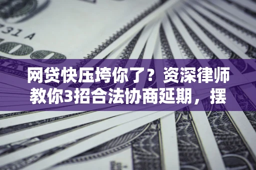 济南网贷快压垮你了？资深律师教你3招合法协商延期，摆脱暴力催收！