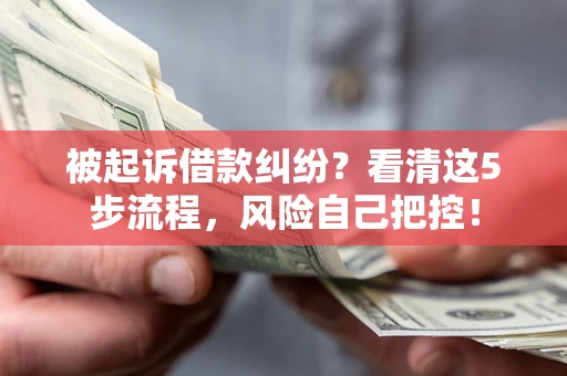 济南被起诉借款纠纷？看清这5步流程，风险自己把控！