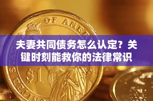 济南夫妻共同债务怎么认定？关键时刻能救你的法律常识
