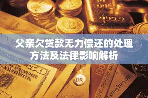 济南父亲欠贷款无力偿还的处理方法及法律影响解析